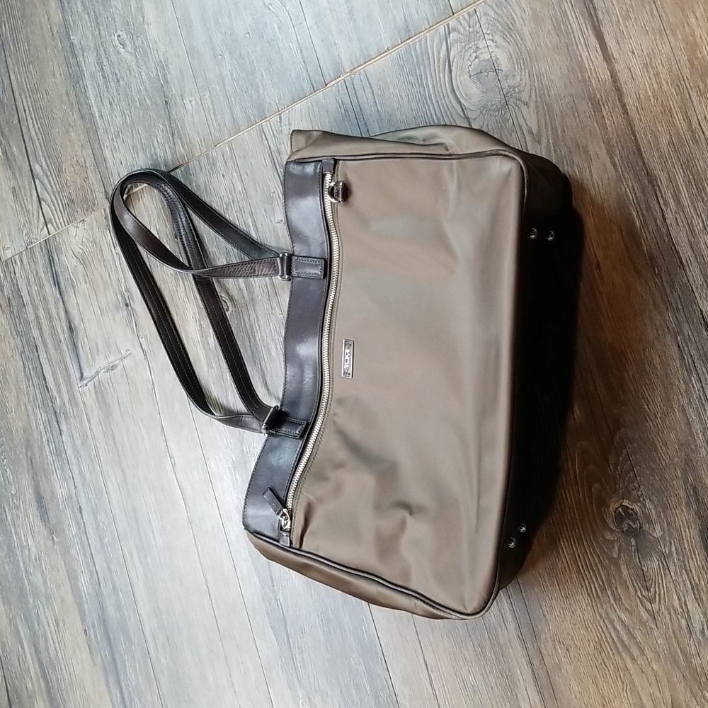Tumi Brown Laptop Tote Bag